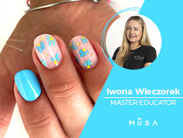 Video tutorial Nail art da salone estiva - Master Musa Iwona Wieczorek