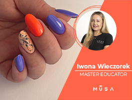 Nail art Orange Shade - Master Musa Iwona Wieczorek