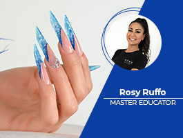 Videotutorial glitter french - Master Musa Rosy Ruffo