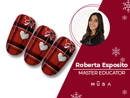 Video tutorial nail art tartan - Master MUSA Roberta Esposito
